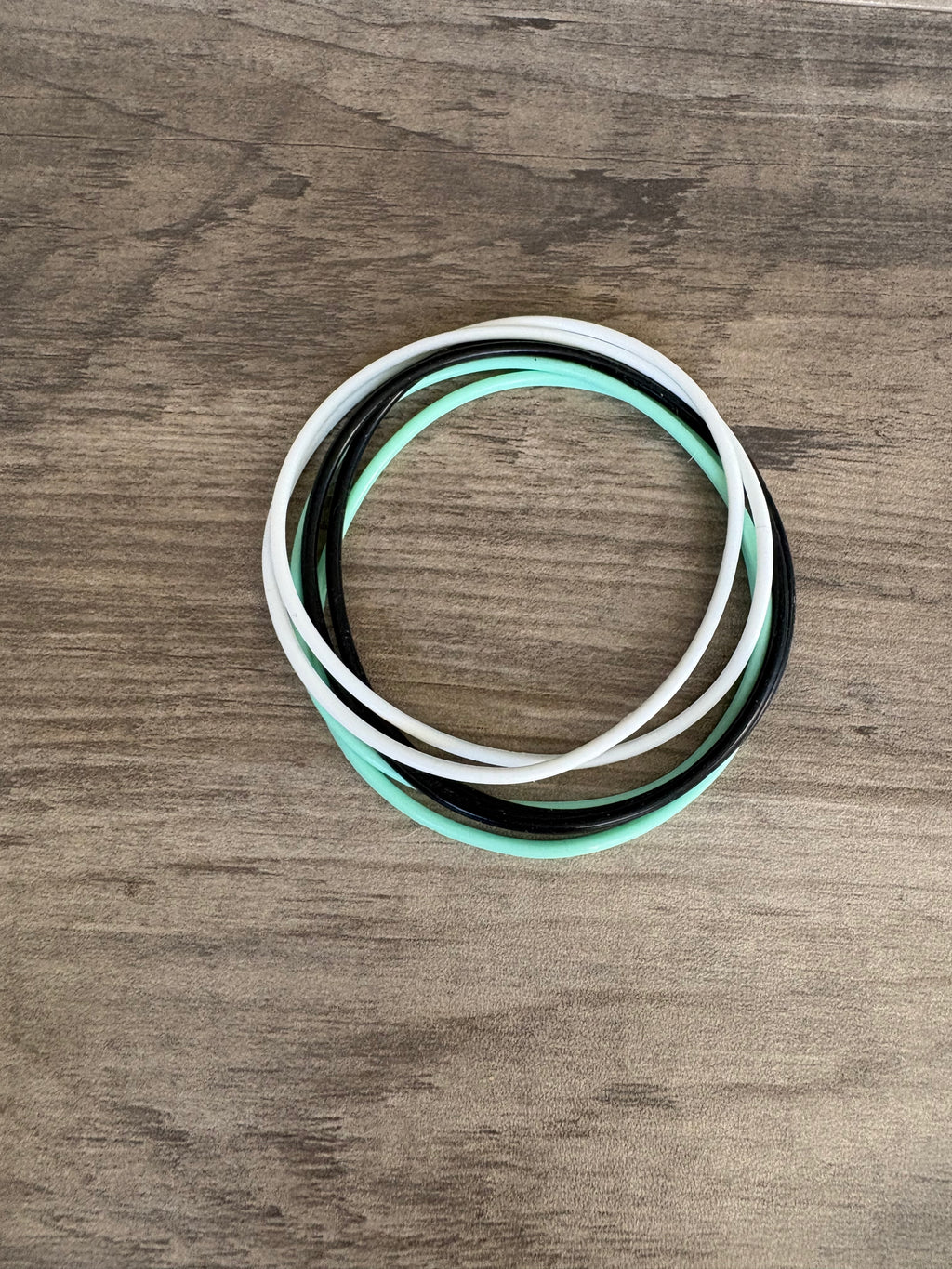 Mint Condition Silicone Jelly Bracelet Stack
