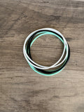 Mint Condition Silicone Jelly Bracelet Stack