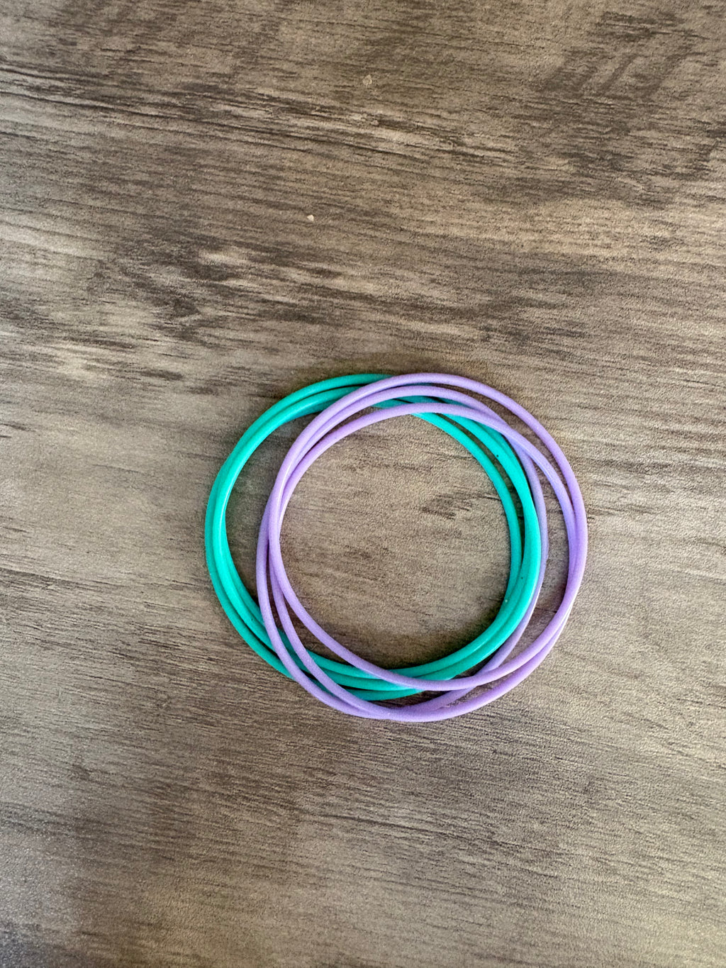 Mermaid Magic Silicone Jelly Bracelet Stack