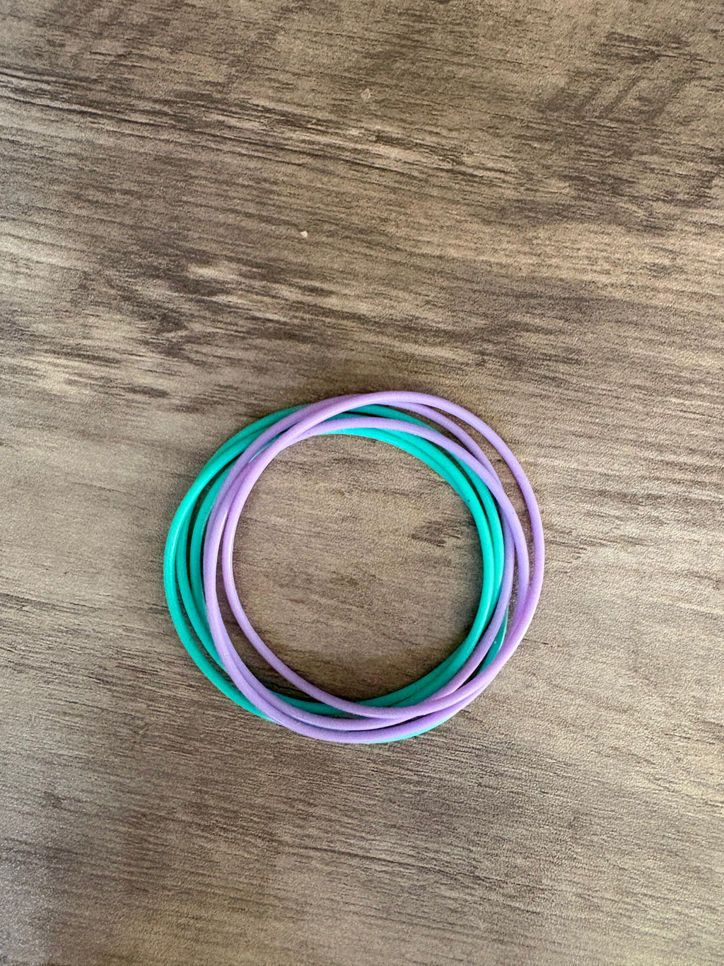 Mermaid Magic Silicone Jelly Bracelet Stack