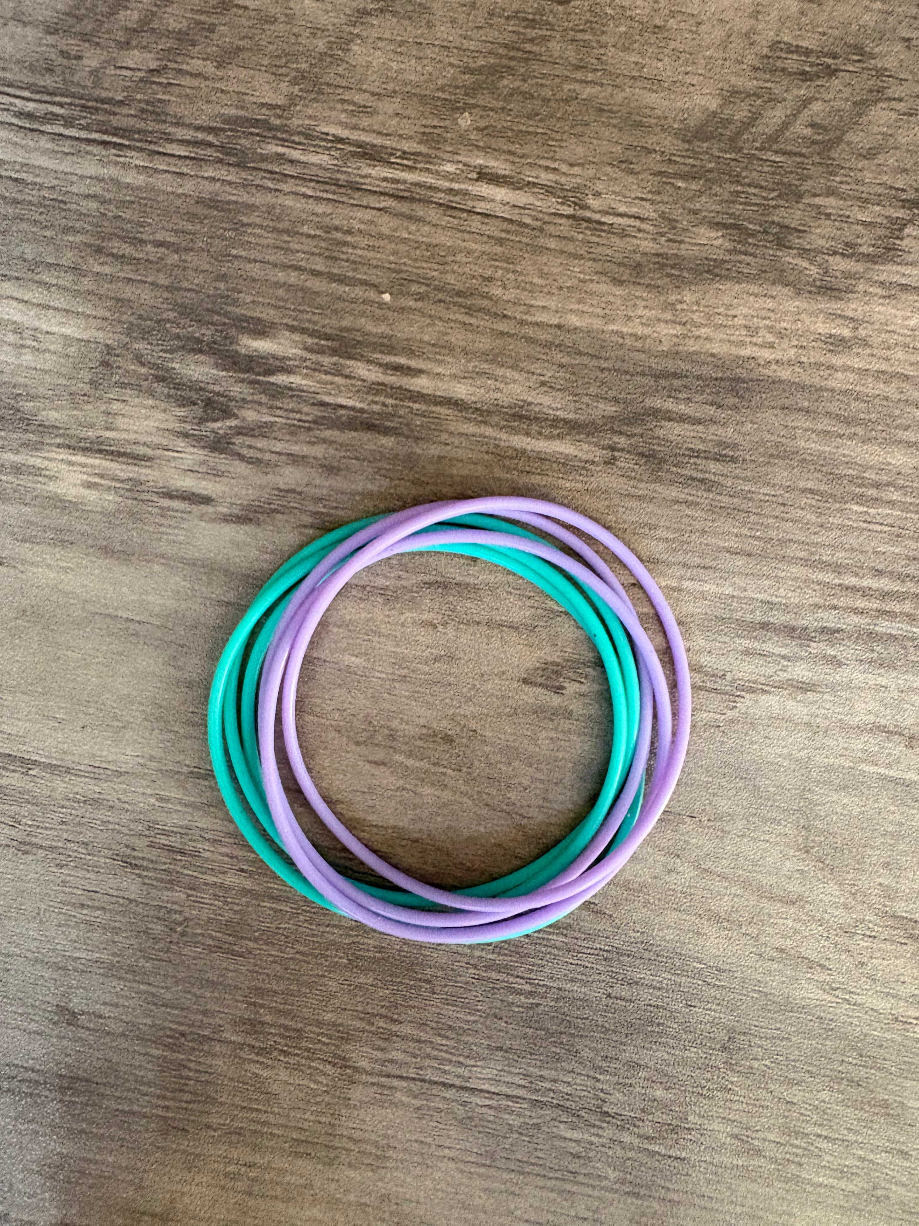 Mermaid Magic Silicone Jelly Bracelet Stack
