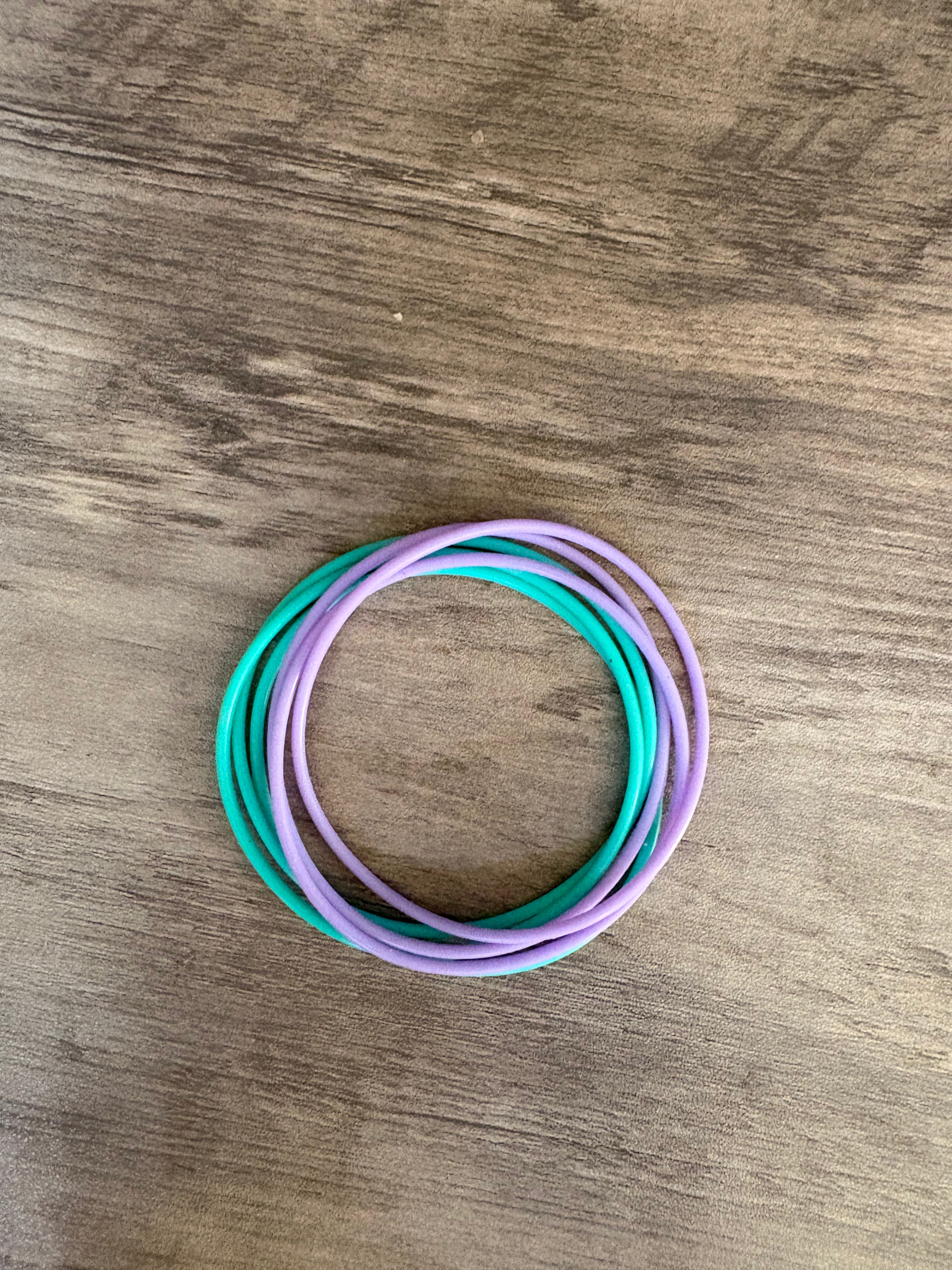 Mermaid Magic Silicone Jelly Bracelet Stack