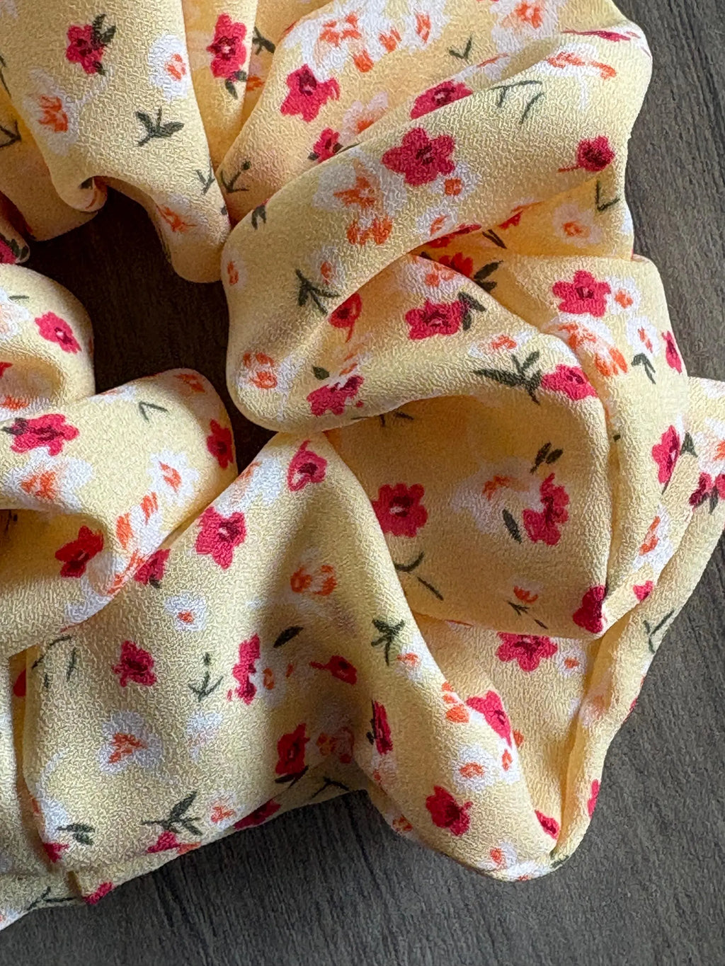 Floral Scrunchie