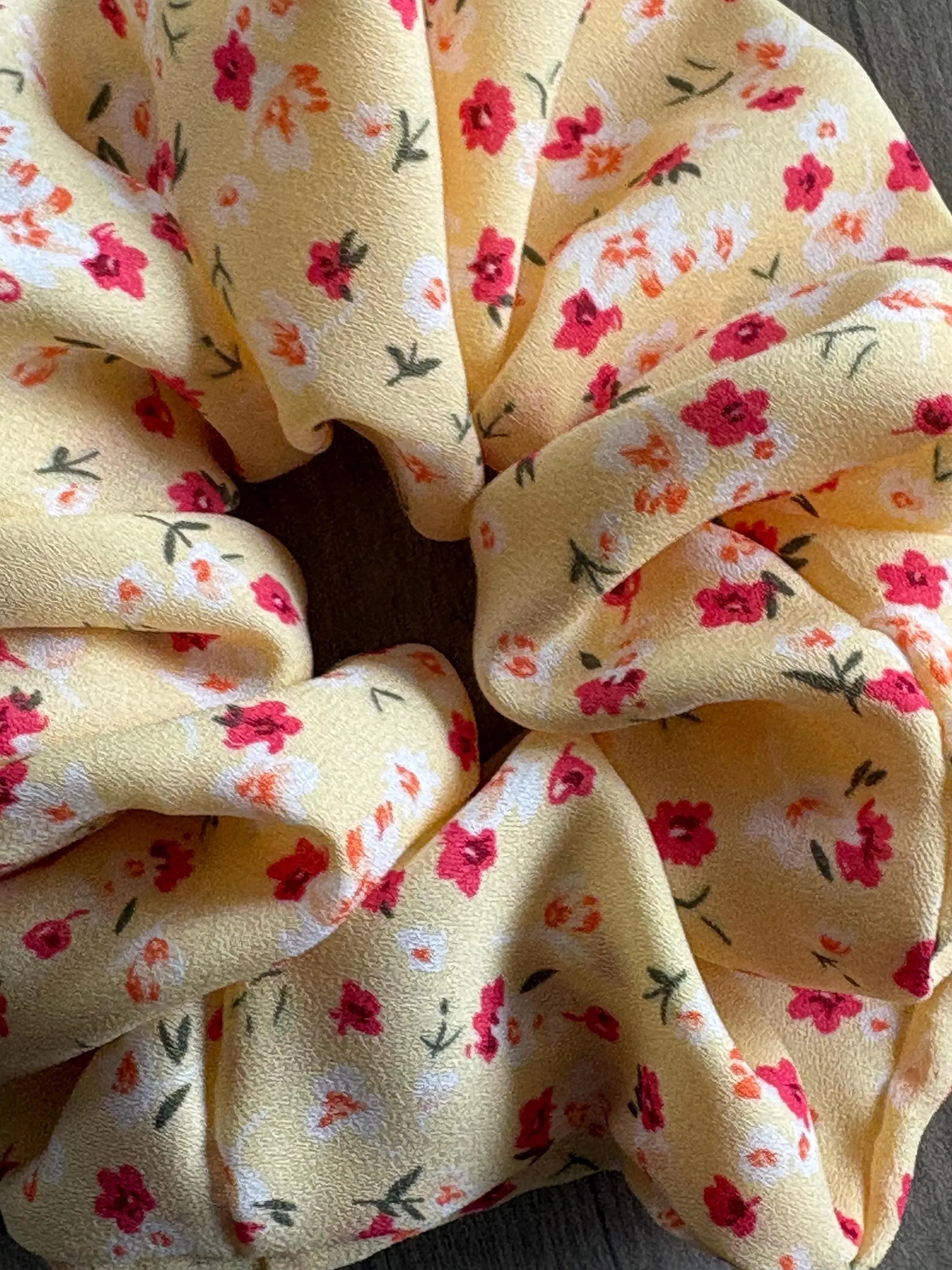 Floral Scrunchie